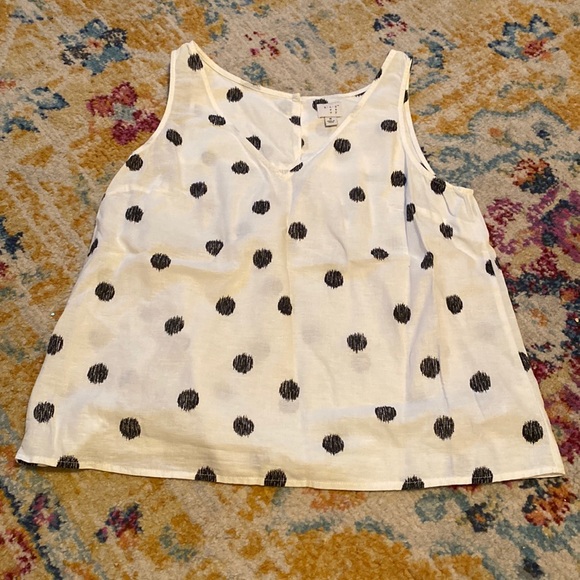 A. New. Day. Linen Blend Tank - Picture 1 of 5